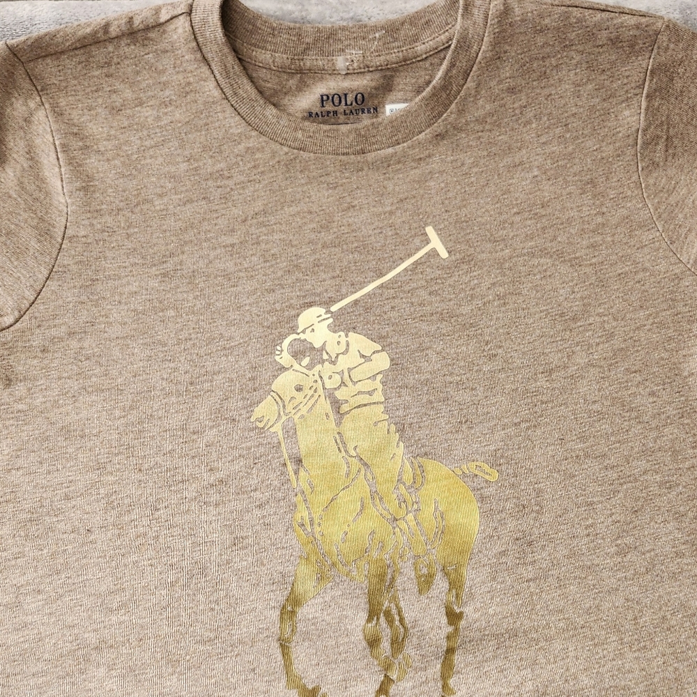 Polo Ralph Lauren Short Sleeve Crewneck Big Pony Logo Ombre T-Shirt Size: XS/TP - Picture 4 of 10